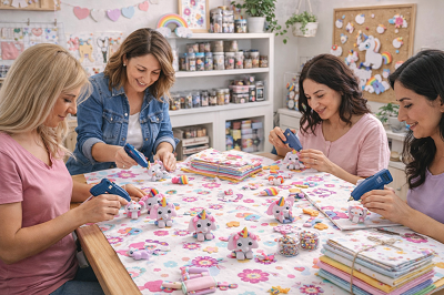 desenli keçe hobi atölyesi