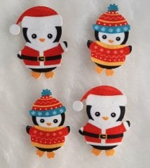 Penguen Desenli Keçe Aplike DK 163