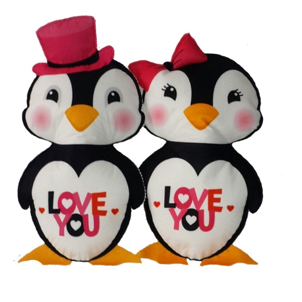 Penguen Desenli  Dekoratif Yastık (Y 76)