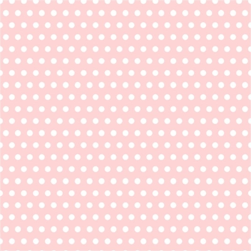 Pembe Zemin Üzerine Küçük Beyaz Puanlı Keçe Plaka (DK P25)