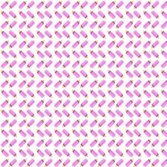 Beyaz Zemin Üzerine Pembe Biberon Desenli Keçe Plaka (DK P46)