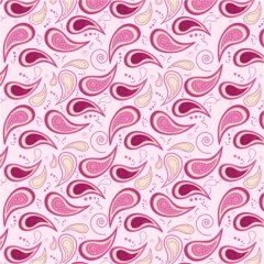 Pembe Zemin Üzerine Koyu Pembe Şal Desen Keçe Plaka (DK P173)