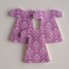 Mor Kaftan Şekilli Keçe Aplike (DK 17)