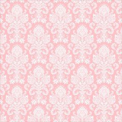 Pembe Damask Desenli Keçe Plaka (DK P161)