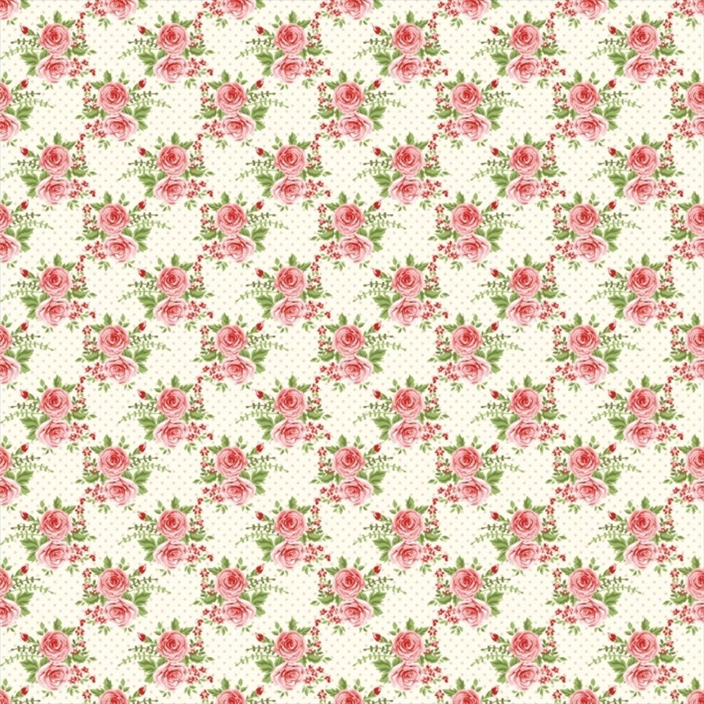 Shabby Chic Desenli Keçe Plaka (DK P226)