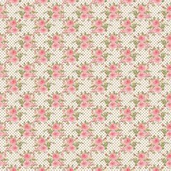 Shabby Chic Desenli Keçe Plaka (DK P269)