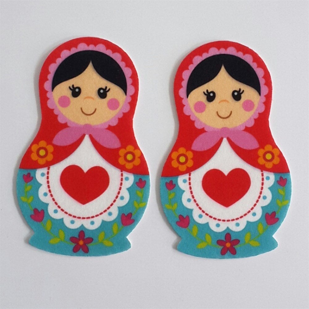 Matruşka Desenli Keçe Aplike (DK 135)