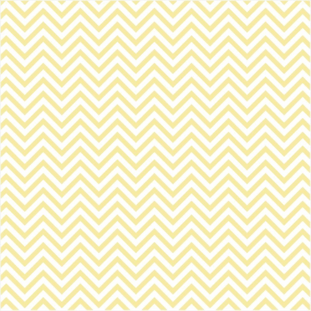 Sarı Zigzag  Desenli Keçe Plaka (DK P333)