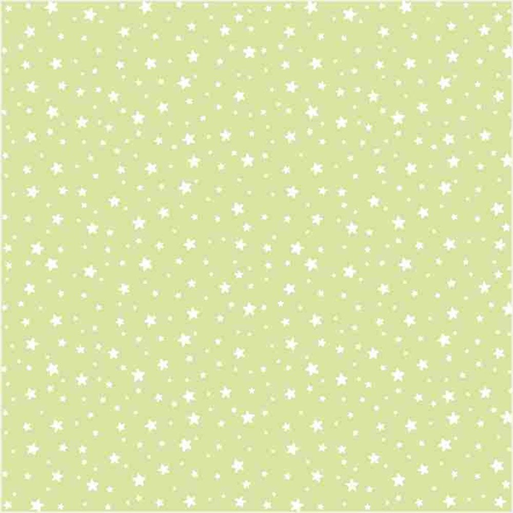 Yıldız Desenli Keçe Plaka Limon Yeşili (DK P352)