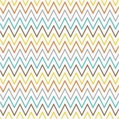 Zigzag Desenli Keçe Plaka  (DK P395)