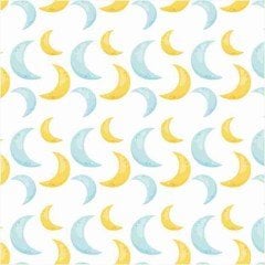 Safari Renkleri Ay Desenli Keçe Plaka  (DK P402)