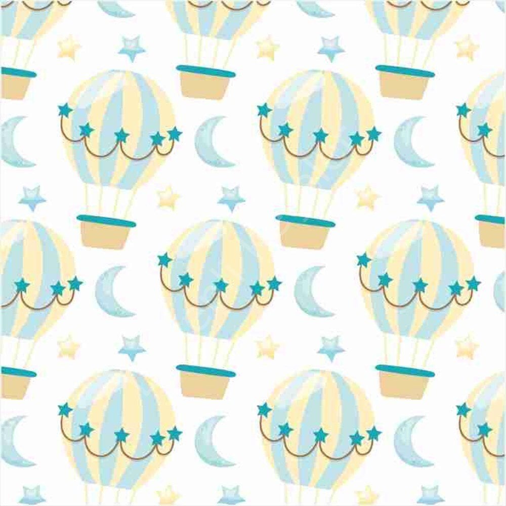 Uçan Balon Desenli Keçe Plaka  (DK P407)